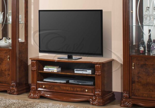 Elizabeth Walnut Radica Italian TV-HIFI Unit (H2O Design)