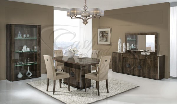 New Athen Italian Extending Dining Table Rover Monte Set