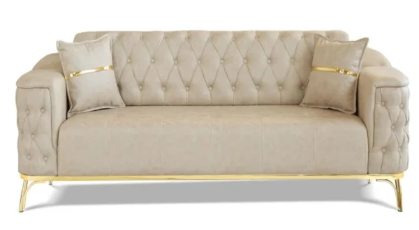 JASMINE SOFA SET FABRIC CHESTERFIELD - Image 6