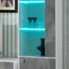 Stella White and Grey Finish Italian Plasma TV Unit Set - Image 3