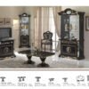 New Venus White and Silver Italian Corner Versace Style Cabinet - Image 7