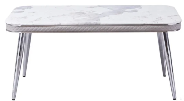 Luxe Dining Table (Silver)