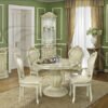 Luxury Leonardo Italian 2 Door Display Unit ivory and Gold finish by Camel Group - Image 5