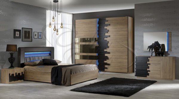 Beautiful MOZART Italian Bedroom Set LARGE SLIDING WARDROBE Contemporary Modern Design