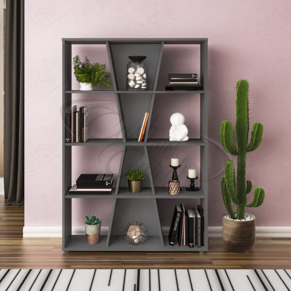 Naples Medium Wooden Bookcase - Image 4