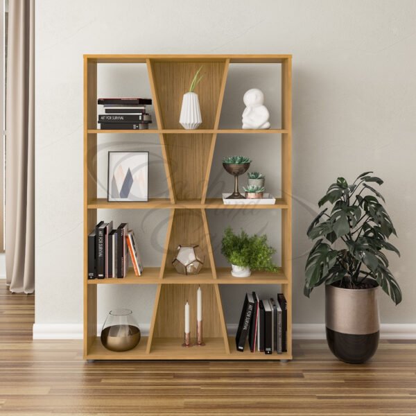 Naples Medium Wooden Bookcase - Image 6