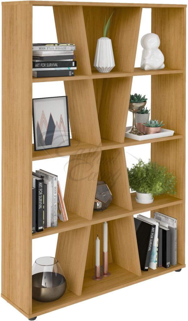 Naples Medium Wooden Bookcase - Image 5