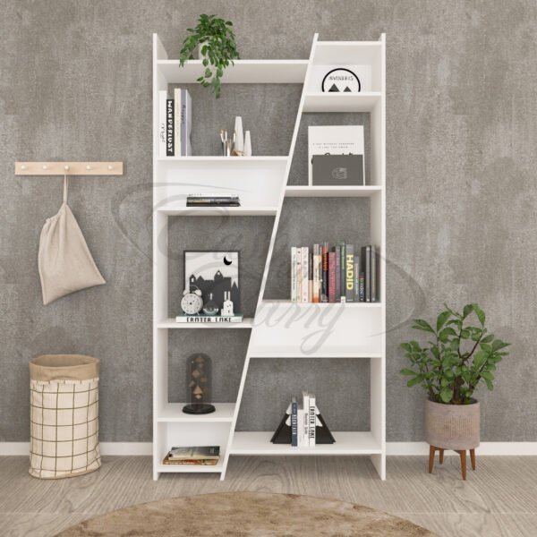 Naples Tall Wooden Bookcase