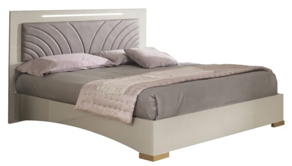 Ruby Italian Cream Modern Italian Bedroom Set Sanmartino - Image 2