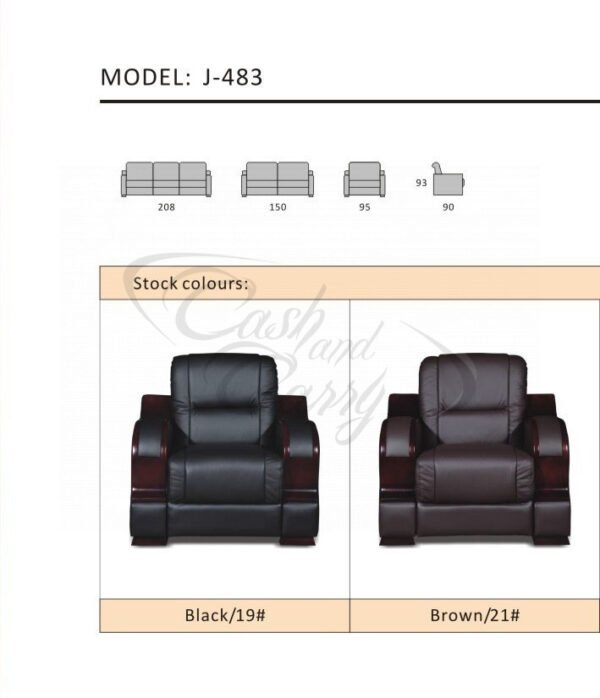 Julia Classic Italian Leather Sofa - Image 3