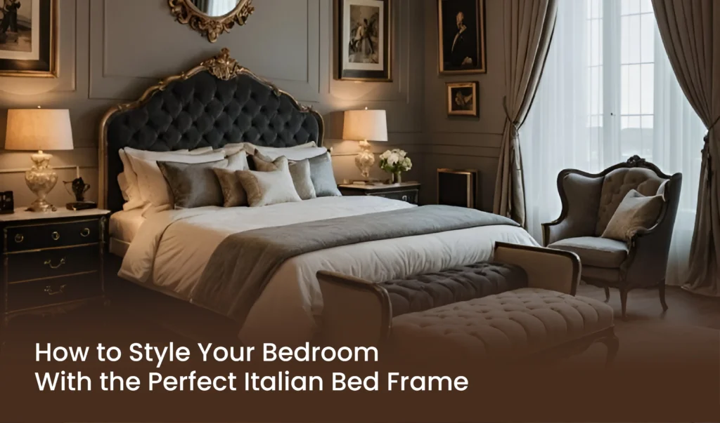 Bedroom with the Perfect Italian Bed Frame