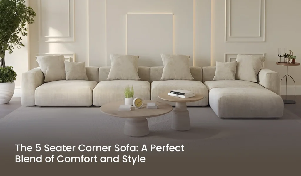 5 seater corner sofa