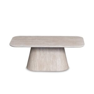 Devos Beige Contempory Ceramic Coffee Table